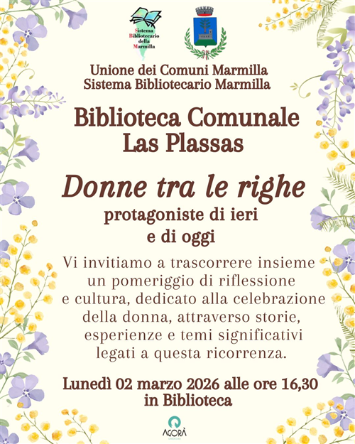 Biblioteca Comunale - Donne tra le righe